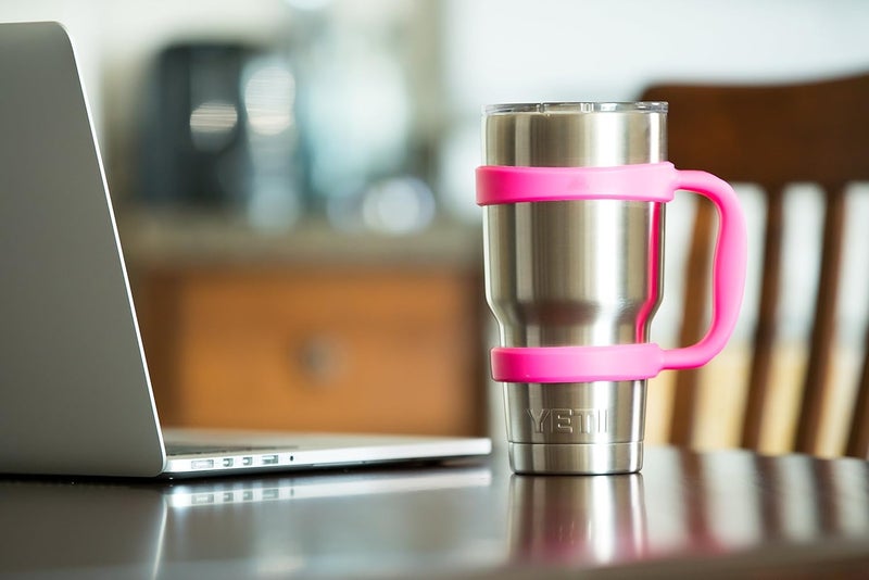 STRATA CUPS 30oz Tumbler Handle (PINK) Available For 30oz YETI Tumbler, OZARK TRAIL, Rambler Tumbler- BPA FREE - Image 4