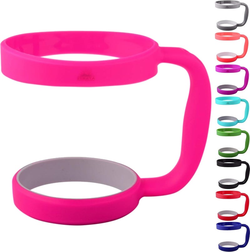 STRATA CUPS 30oz Tumbler Handle (PINK) Available For 30oz YETI Tumbler, OZARK TRAIL, Rambler Tumbler- BPA FREE - Image 1