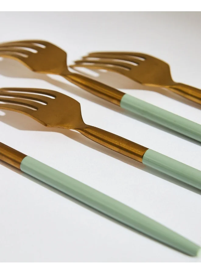 Chumbak Essentials Meal Forks Blue (Set of 4)