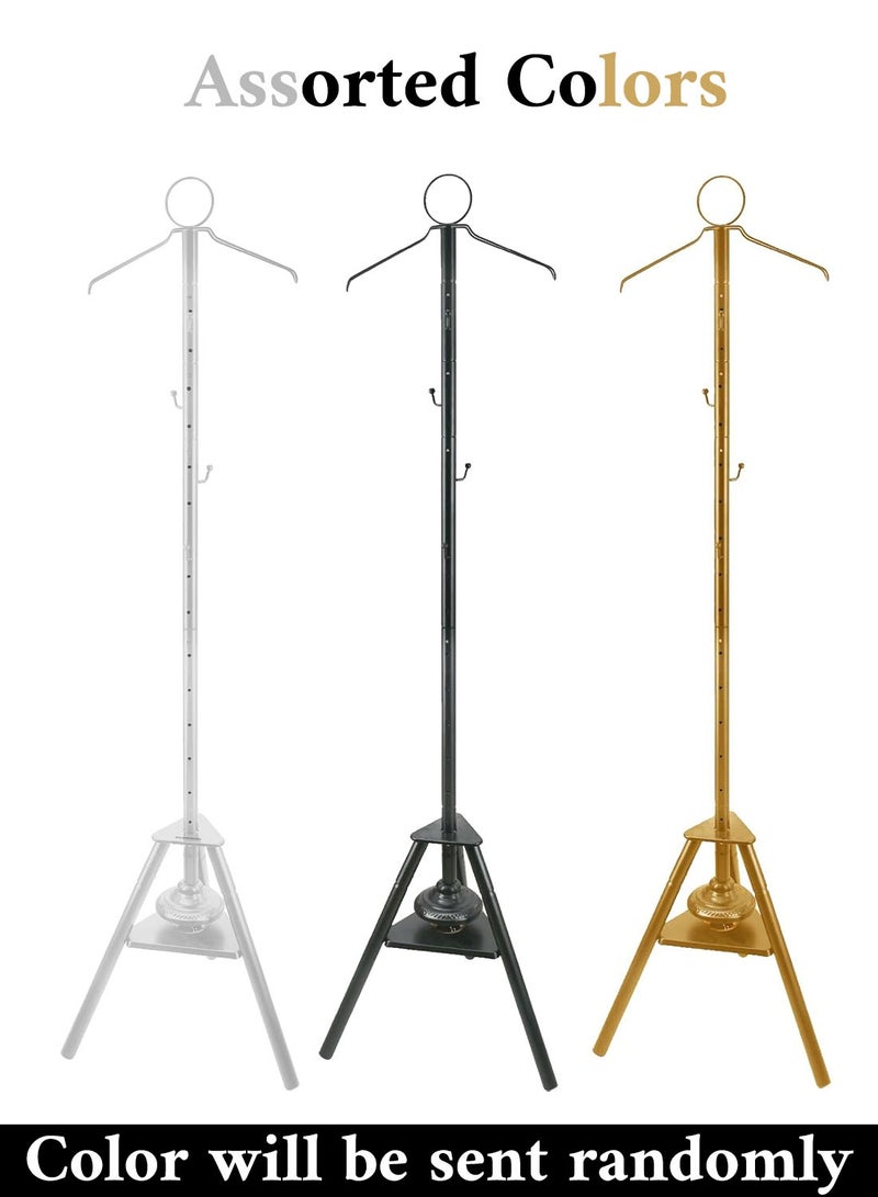 Eworld Sturdy Clothes Incense bakhoor Burner Stand, Alloy Steel Hanger with cloth Hooks and Ventilation Holes for Aromatic bukhoor Steaming, Elegant and Sturdy Organizer for Home, Office and Hotels - Image 2