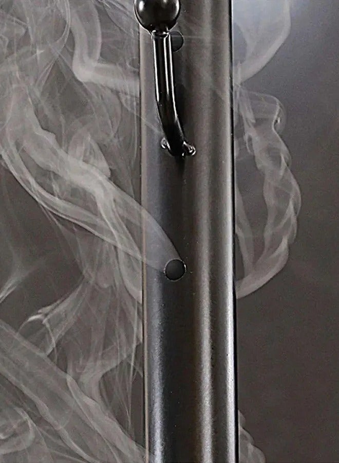 Eworld Sturdy Clothes Incense bakhoor Burner Stand, Alloy Steel Hanger with cloth Hooks and Ventilation Holes for Aromatic bukhoor Steaming, Elegant and Sturdy Organizer for Home, Office and Hotels - Image 5