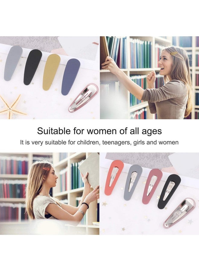 Boobeen 20 Pack Hair Clips Acrylic Metal Snap Hair Clips For Women Matte Hair Barrettes For Girls Hairpins Fashion Accessories For Kids Teens Girls - Image 5