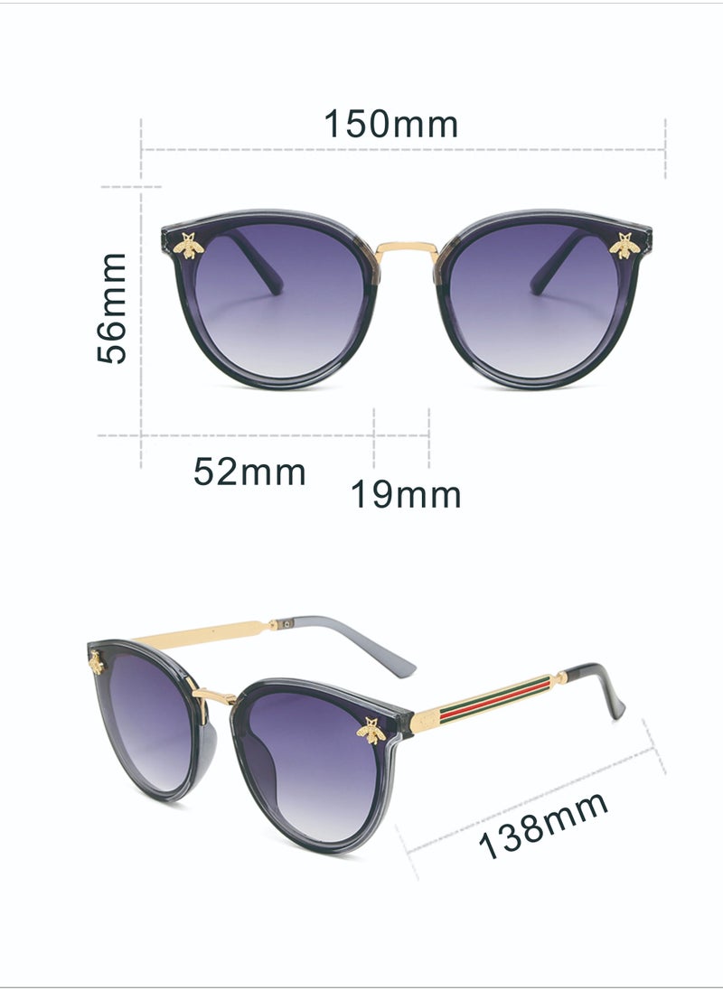 Royal - Fashion Polarized Sunglasses Driving Glasses Anti UV Polygon Sunglasses 52mm - Image 1