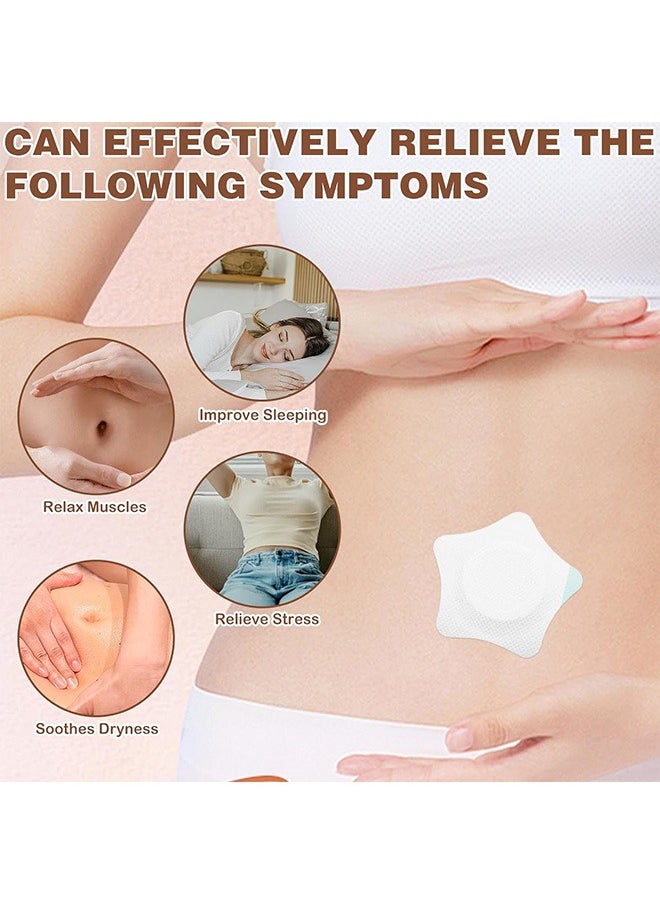 Arabest - 20 Pcs Castor Oil Pack Wrap, Star Ahape Castor Oil Patches, Self-Adhesive Castor Oil Compress Wrap Pads - Image 1