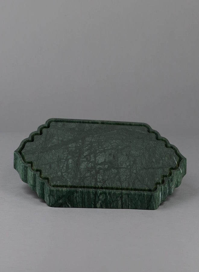 Stone Essential Green Marble Platter / Food Serving Tray for Kitchen, Dining and Gift - Image 3