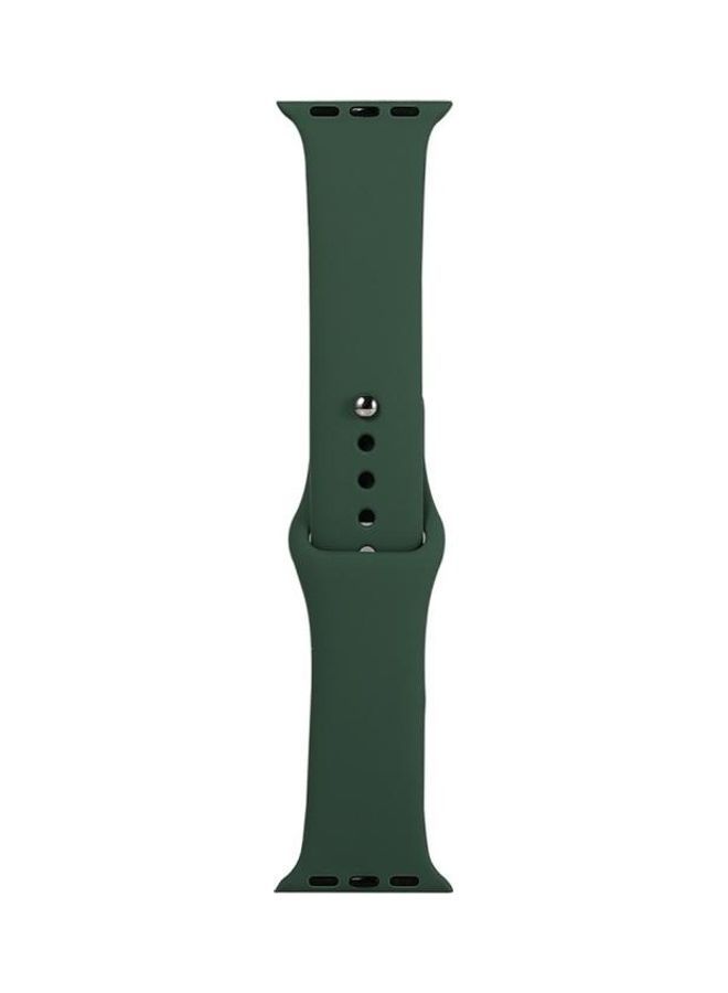 Silicone Watch Replacement Strap For Apple Series 1/2/3/4/5/6/7/SE 38-40-41mm Green