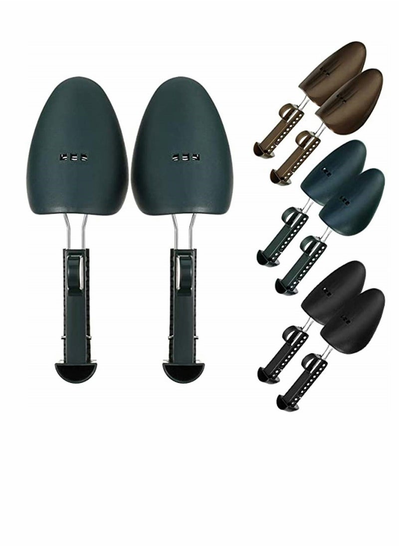 SYOSI - Shoe Tree, 3 Pairs Practical Plastic Adjustable Length Men Shoe Tree, Shoe Stretcher Boot Holder Organizers Boot Holder, Shoe Shaper Form Toe Crep Protect (Random Color) - Image 1