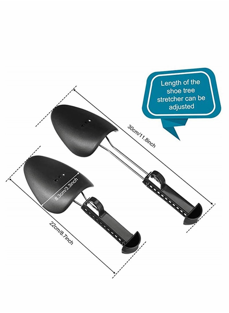 SYOSI - Shoe Tree, 3 Pairs Practical Plastic Adjustable Length Men Shoe Tree, Shoe Stretcher Boot Holder Organizers Boot Holder, Shoe Shaper Form Toe Crep Protect (Random Color) - Image 1