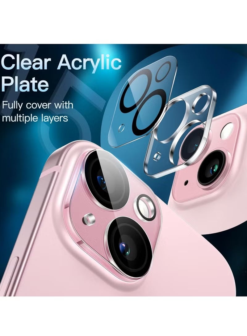 iPhone 15 Plus Camera Lens Protector - 15 Tempered Glass - Image 3