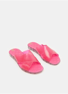 FEM-ZAXY  EVERY   DAY  SLIDE  SLIPPER-PINK