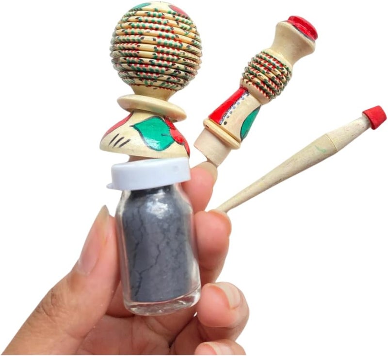 Traditional Moroccan Kohl Natural Eyeliner 10g with Application Pot