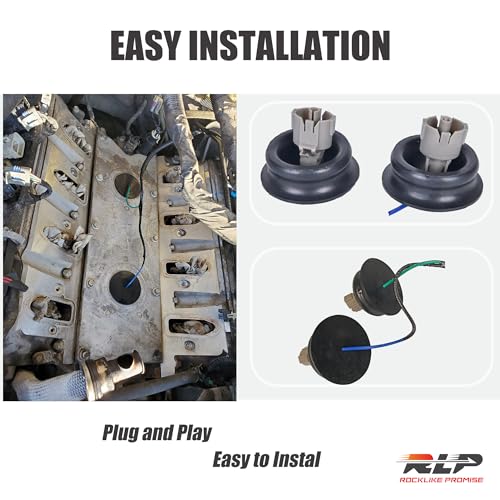 RLP Knock Sensor Kit with Wiring Harness Compatible with Chevy Camaro Corvette Express Silverado 1500 2500 3500 Suburban Tahoe GMC Sierra 1500 2500 3500 Yukon Replaces 12601822 12589867 917-033 - Image 5