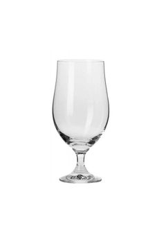 Krosno Krosno Large Beer Glasses | Set of 6 | 500ml | Harmony Collection | Perfect for Restaurants and homes  - Image 1