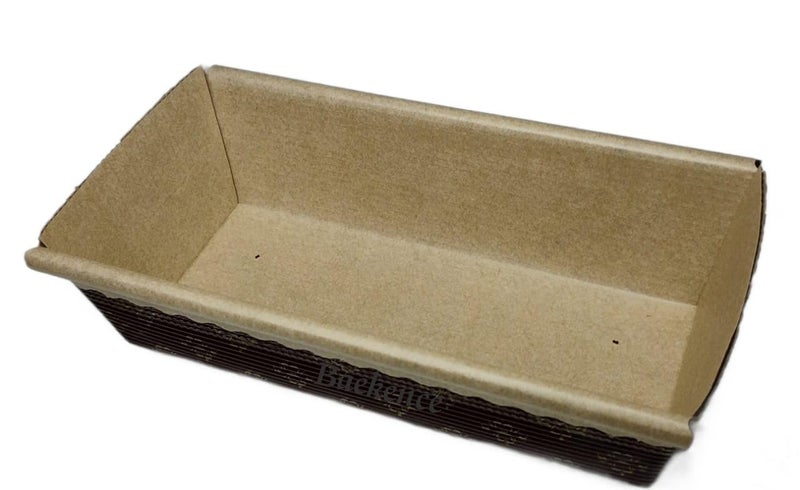 Baekence Baekence Bake and Serve Cake Moulds Rectangular Cake Mould Cupcake Mould Paper Mould Pack of 10 pcs 300gms - Image 1