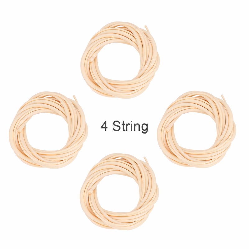 4 PCS Ukulele Bass Strings Set 5mm 4mm 3mm 2.5mm - Image 1