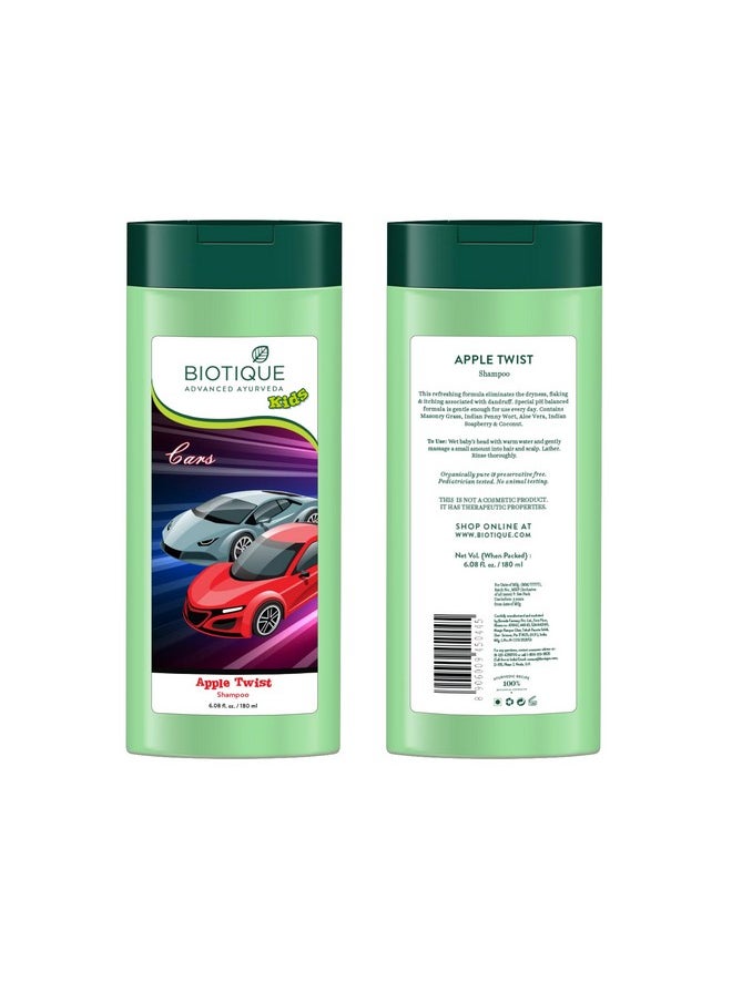 Biotique Bio Apple Twist Shampoo For Disney Kids, 180Ml  - Image 1