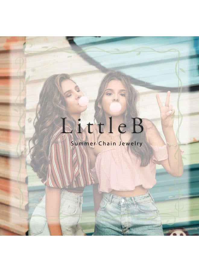 LittleB Boho Layered Shell Pendant Necklace Gold Sequins Necklaces Chain Jewellery for Women and Girls - Image 5