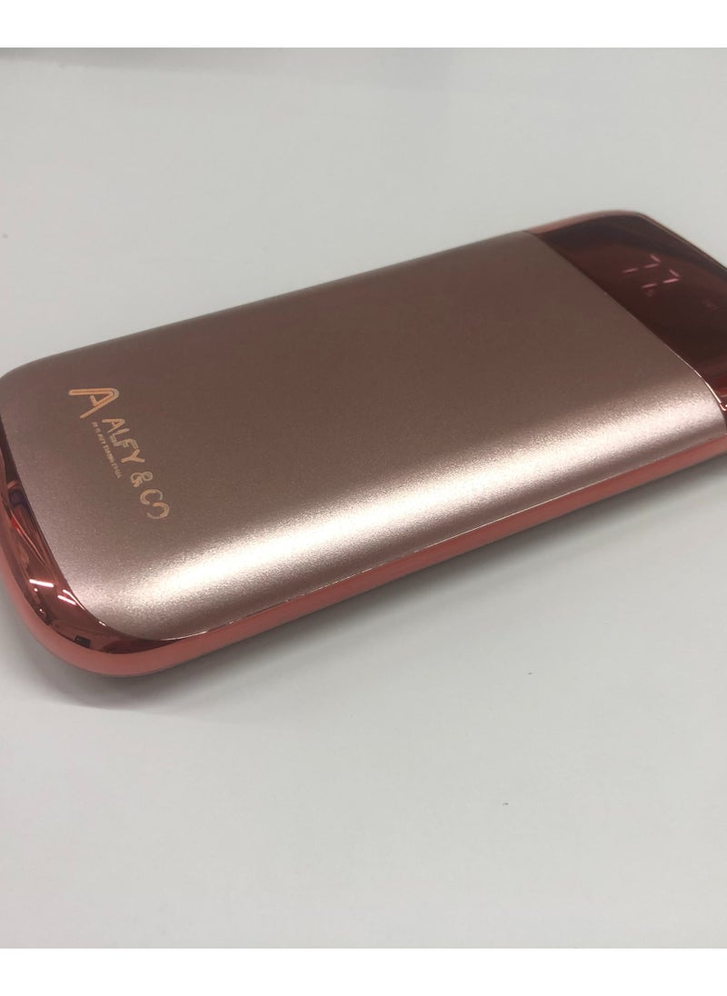ALFY & CO 10000 mAh Power Bank Portable Charger USB Type C Battery Pack 22.5W Fast Charging Compatible with iPhone 16 15 14 13 Pro Max Samsung Galaxy Z Fold 6 S24 S23 S22 S21 Ultra Apple Watch Airpods iPad pink  - Image 4