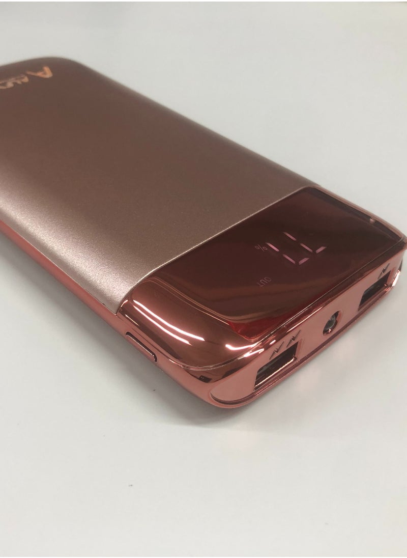 ALFY & CO 10000 mAh Power Bank Portable Charger USB Type C Battery Pack 22.5W Fast Charging Compatible with iPhone 16 15 14 13 Pro Max Samsung Galaxy Z Fold 6 S24 S23 S22 S21 Ultra Apple Watch Airpods iPad pink  - Image 3