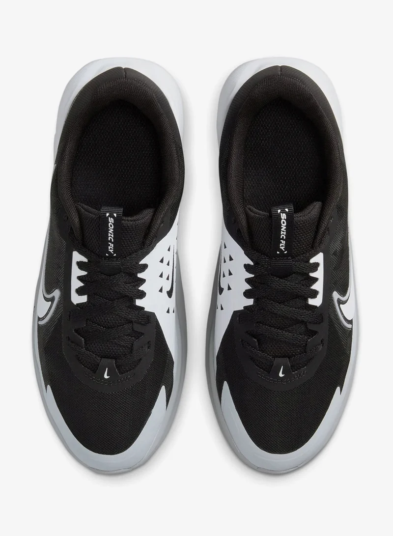 Nike BLACK/WHITE-WOLF GREY Youth Sonic Fly Gs  | Best Price UAE