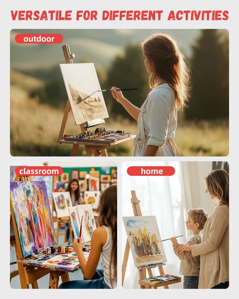 Simetufy 36 Pack 8x10 Inch Canvas Boards for Painting, Blank Canvas Panels Gesso Primed Acid-Free 100% Cotton for Acrylics Oil Watercolor Tempera Paints - Image 5
