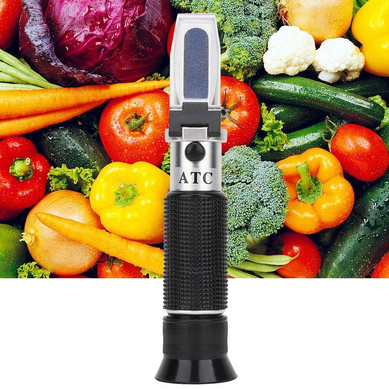 Pssopp Beer Refractometer with Imported Prism, Metal Knobs Accurate Design Clear and Easy Readings Brix Meter for Beer, Vegetables, Fruits - Image 2