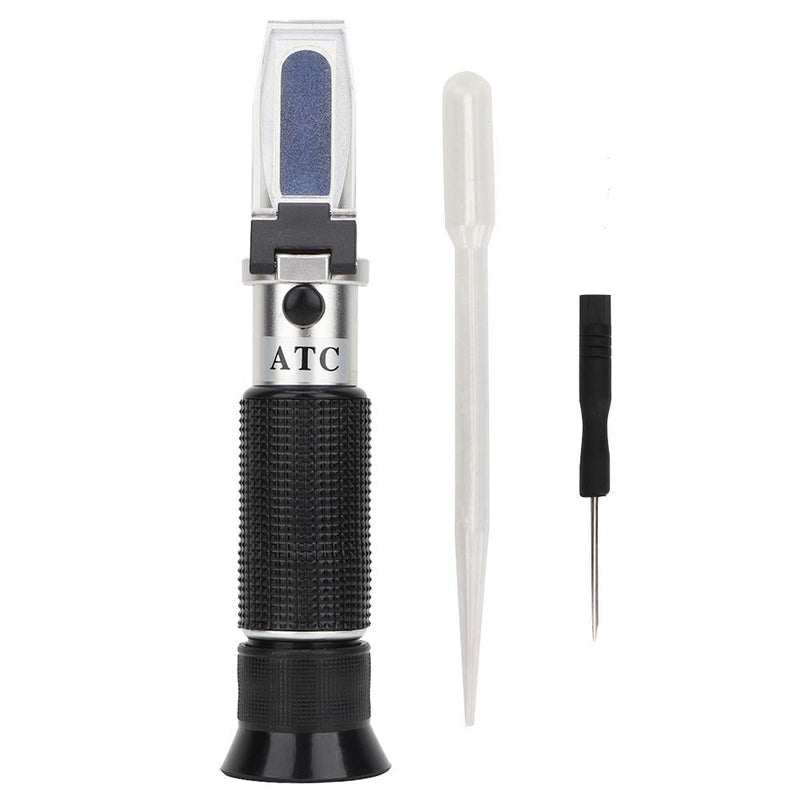 Pssopp Beer Refractometer with Imported Prism, Metal Knobs Accurate Design Clear and Easy Readings Brix Meter for Beer, Vegetables, Fruits - Image 1