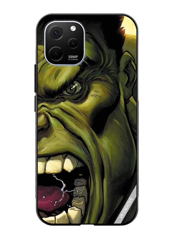VR CREATIVE Protective Case Cover For Huawei Enjoy 50z Hulk Design Multicolour - Image 1