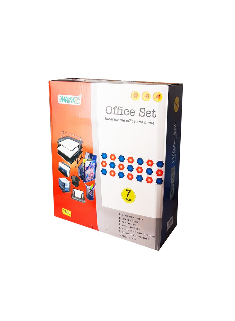 MASCO Pack of 7 Different Office Set, Ideal for the Office and Home - Image 2