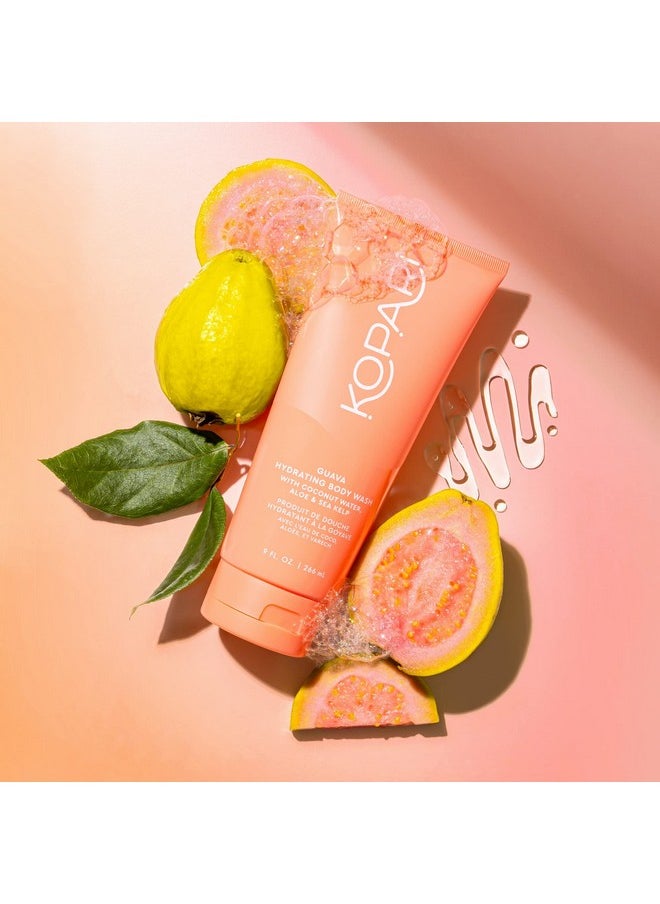 Kopari - Opari Guava Hydrating Body Wash ; Lathers Foaming Wash Cleanses Without Stripping Moisture Or Natural Oils ; Coconut Water Aloe & Sea Kelp ; Vegan Sensitive Skin Non Toxic Paraben Free - Image 1