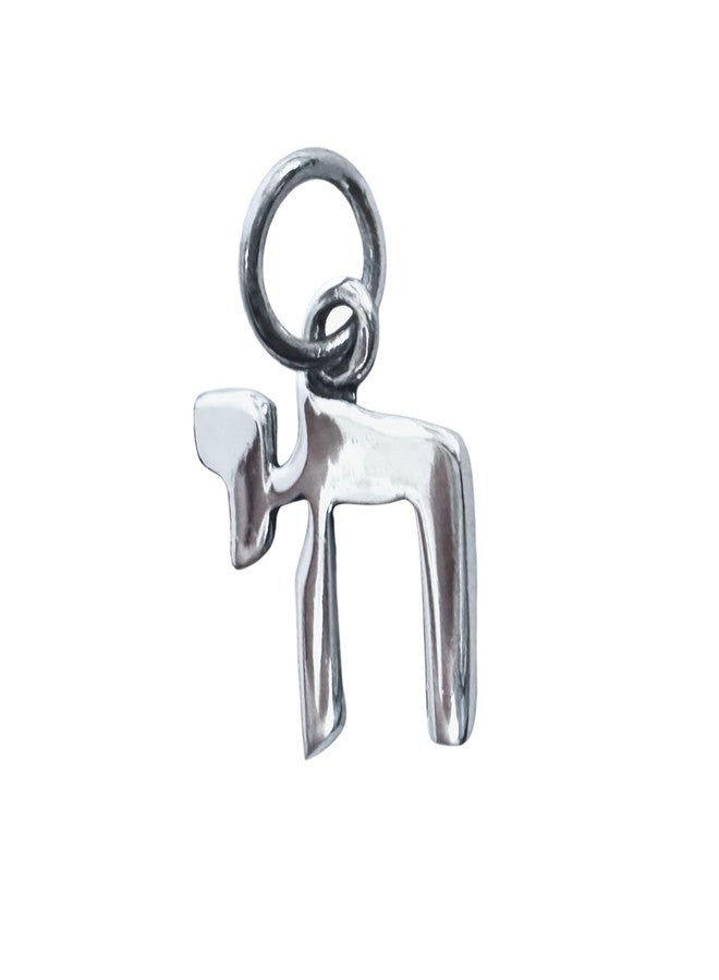 apop nyc 925 Sterling Silver Chai Symbol Pendant Only - Image 5