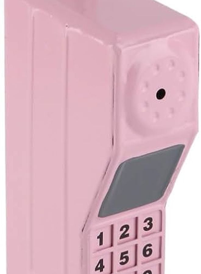 Pink Antique Retro Vintage Phone Model Prop For Home Stage Photography Ornament - Image 1