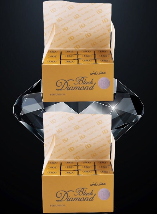 بانافع 24 قطع عطر بلاك دايموند زيتي 3 مل - Image 1