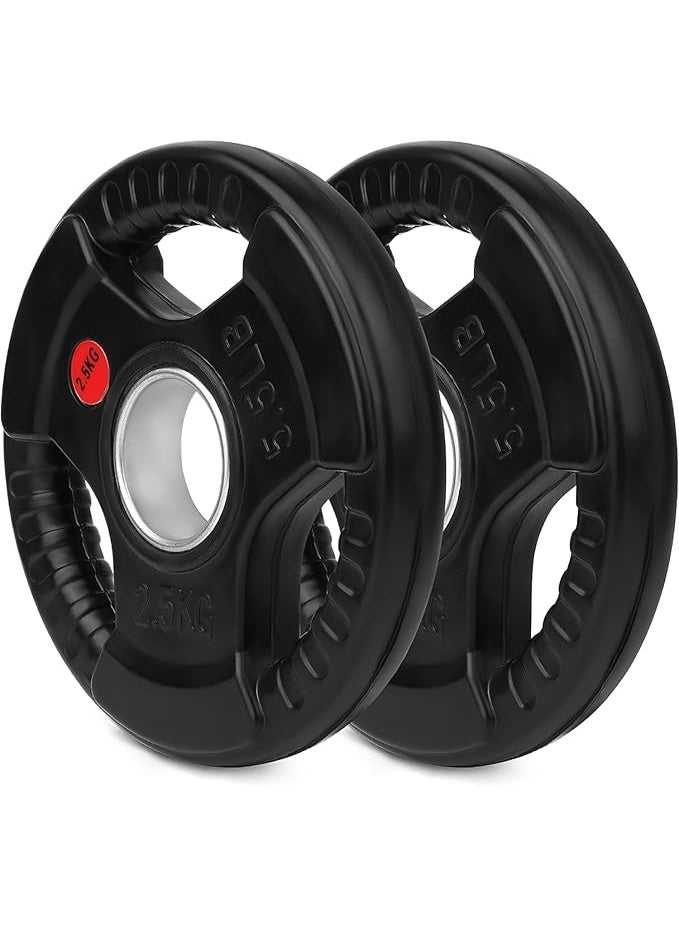 COMMANDO Pair of Olympic Weight Plates, 2 Pieces, 2.5 Kilograms - Image 1