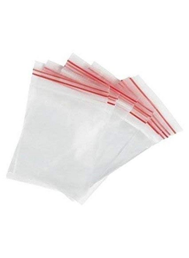 bvslf Polypropylene Zip Lock Pouch Bags Of 5 X 7 In Size, 100 Pieces, Transparent Reusable/Resealable Zip Lock Covers, 12.7 Centimeters, 7 Inches - Image 3