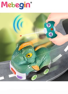 MEBEGIN Toddler Remote Control Car, RC Cartoon Cars for Toddlers with Light Music,Toys Car Birthday Holiday Gift for Kids Age 3+ Years Old  - Image 1