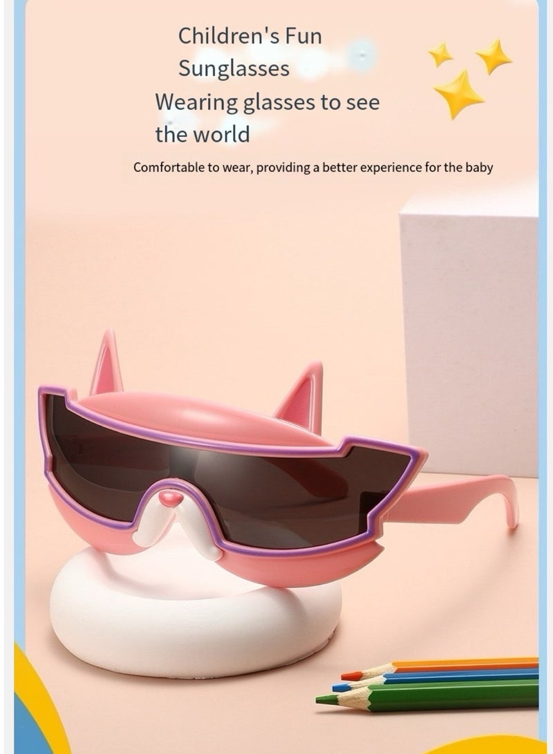 Polarized Kids Sunglasses UV400 Protection Baby Cartoon animal Sun Glasses with Flexible TPEE Silicone Frame for Boys Girls and Children Age 3-12 - Image 4