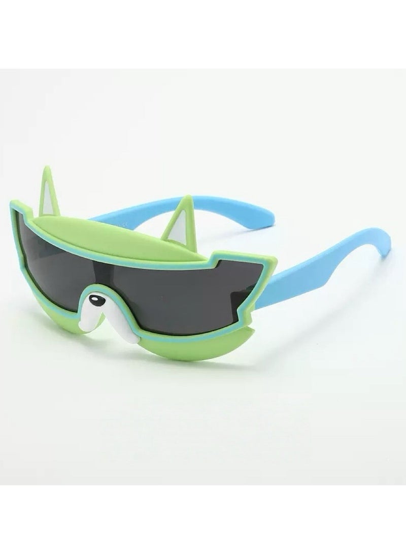 Polarized Kids Sunglasses UV400 Protection Baby Cartoon animal Sun Glasses with Flexible TPEE Silicone Frame for Boys Girls and Children Age 3-12 - Image 2