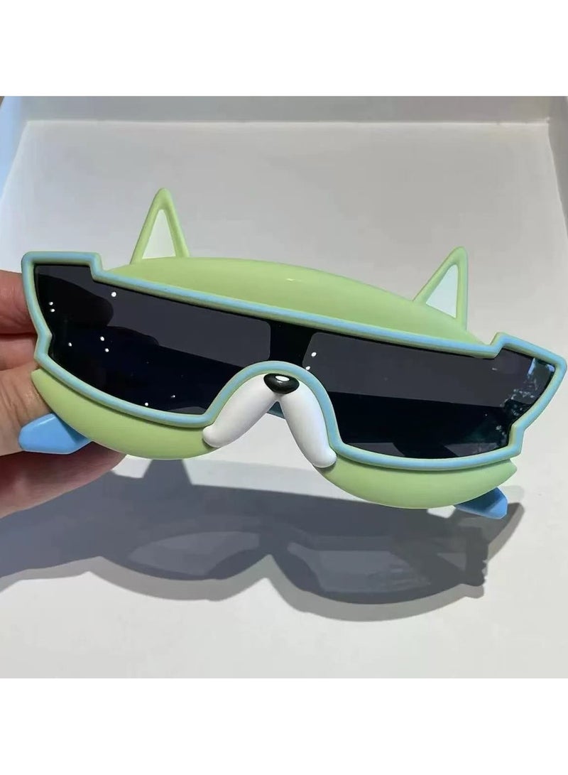 Polarized Kids Sunglasses UV400 Protection Baby Cartoon animal Sun Glasses with Flexible TPEE Silicone Frame for Boys Girls and Children Age 3-12 - Image 1