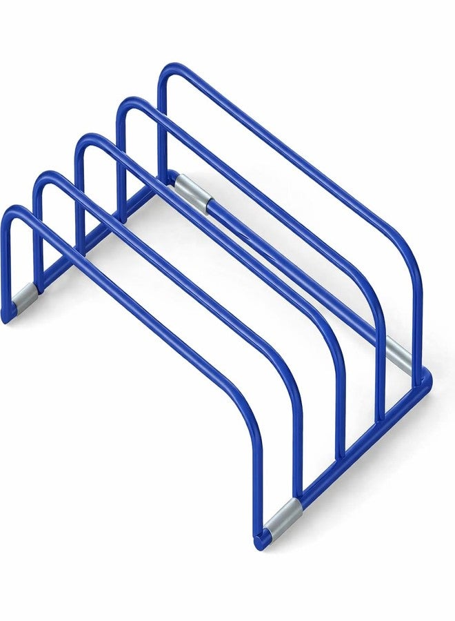 OGFC 59426 Cutting Board Storage Rack, Compact Cutting Board Organizer,Cutting Board Stand Holder,Bakeware,Cookie Sheets Organizer(1.0 Inch Width Slots) - blue - Image 1