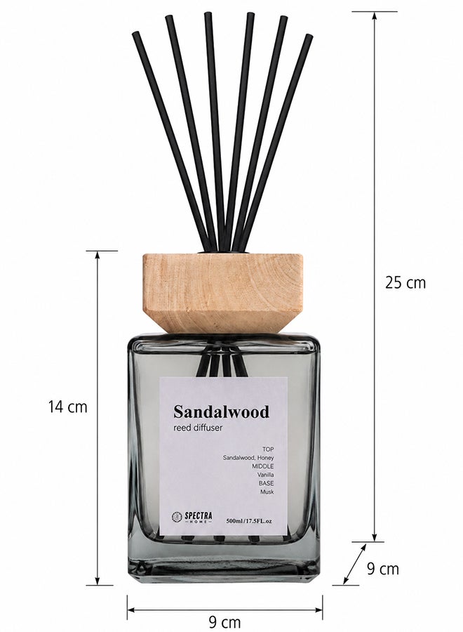 Spectra Home معطر هواء بالعود، 500 مل | عبوة واحدة | مجموعة معطر هواء، معطر زيت وعصي معطر هواء، ديكور منزلي وديكور مكتبي، عطور وهدايا - Image 3