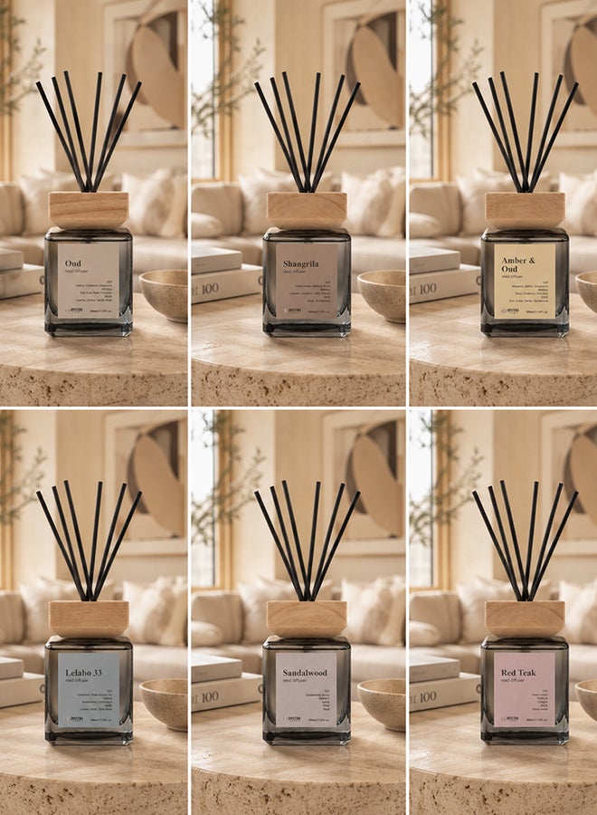 Spectra Home معطر هواء بالعود، 500 مل | عبوة واحدة | مجموعة معطر هواء، معطر زيت وعصي معطر هواء، ديكور منزلي وديكور مكتبي، عطور وهدايا - Image 5