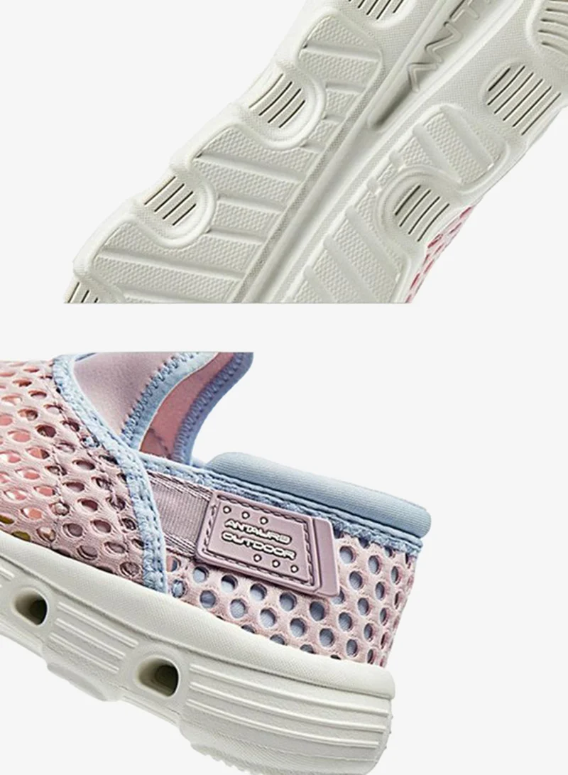 ANTA Girls’ Breathable Slip-On Summer Shoes with Lightweight Cushioned Sole