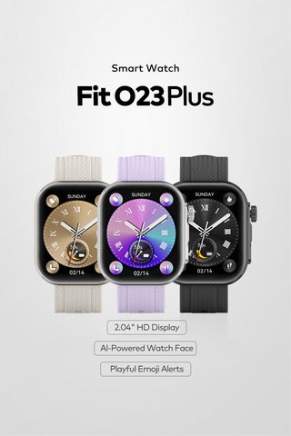 350 mAh Smart Watch O23P 350MAH, Scratchproof Screen, IP68 Waterproof , 100+ Fitness Modes, Health Monitoring, Message Reminder, Bluetooth Calling, iOS And Android Compatible Dark Chrome Chrome - view 5