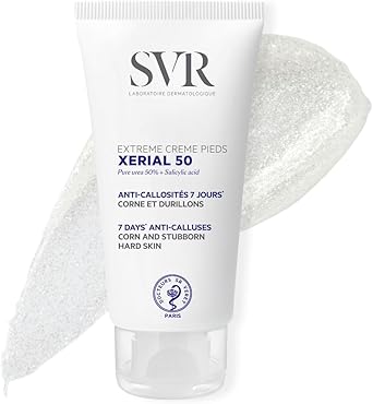 SVR كريم SVR XERIAL 50 يوريا Extreme للكعب المتشقق والبشرة الجافة بشدة المعرضة للثآليل والتصلبات يقضي على الخلايا الميتة والخشونة ترطيب لمدة 24 ساعة حمض الساليسيليك جلسرين 50 مل - Image 1
