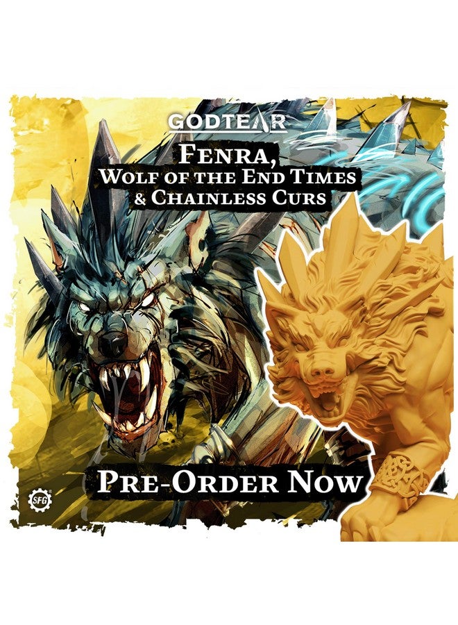 Steamforged Games Godtear Fenra, Wolf of The End Times & Chainless Curs Champions Set - Image 1
