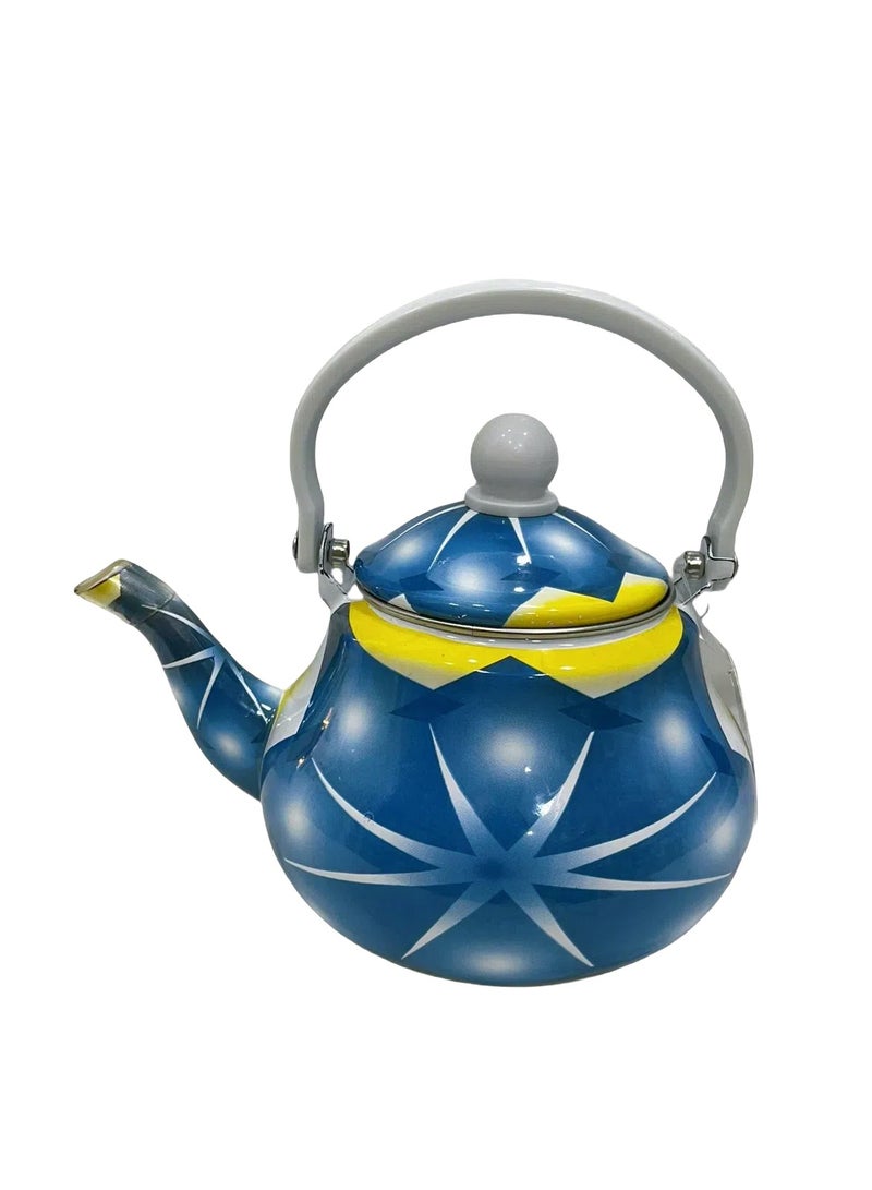 Arabic Teapot Kettle 2.5L Ceramic colorful Flower Design