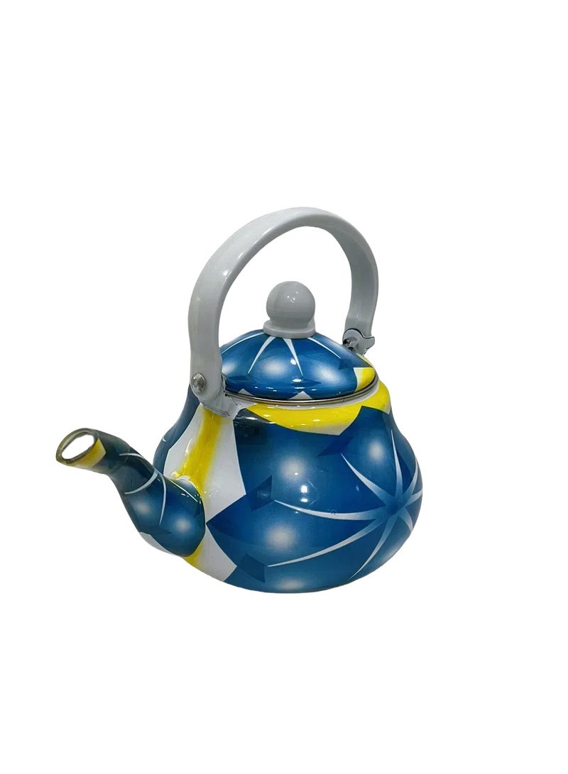 Arabic Teapot Kettle 2.5L Ceramic colorful Flower Design