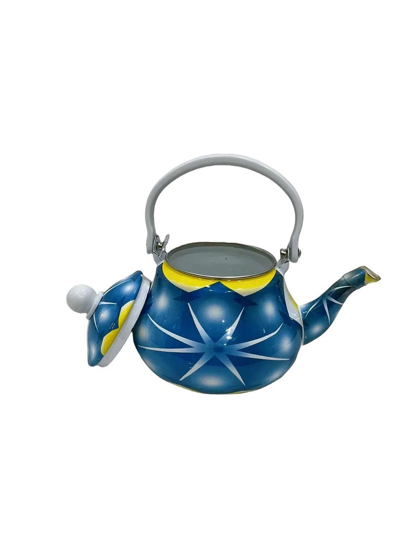 Arabic Teapot Kettle 2.5L Ceramic colorful Flower Design