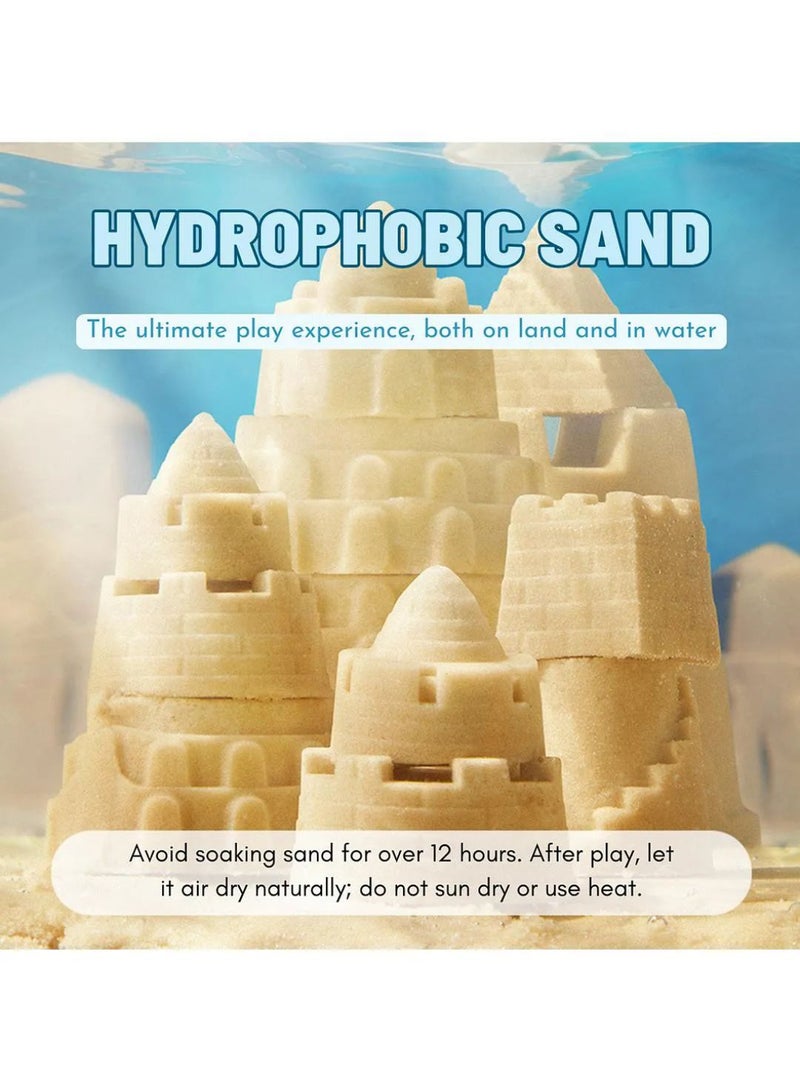 MiDeer Magic Sand Kinetic Sand 1kg for Kids – Soft, Mess-Free, Non-Toxic Play Sand with 25 Molds – Indoor & Outdoor Sensory Toy for Boys & Girls Ages 3-12 - Image 5